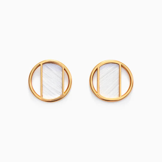 Brackish Circle Earrings: Laelia