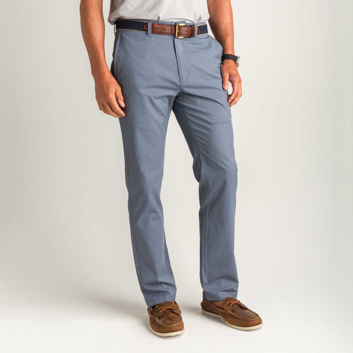 Duck Head Harbor Performance Chino: Slate Blue