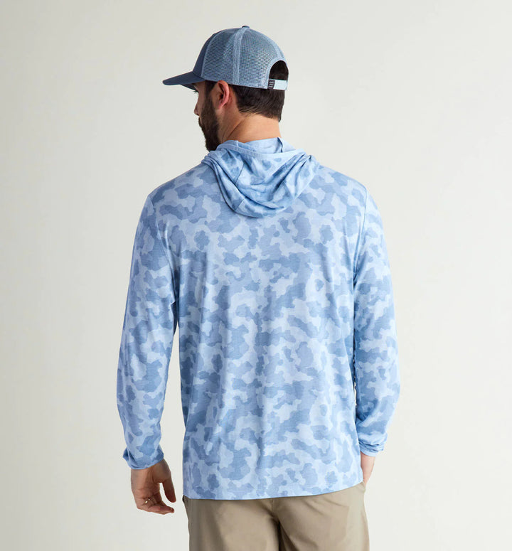 Free Fly Men's Bamboo Lightweight Hoodie: Tide Water Camo