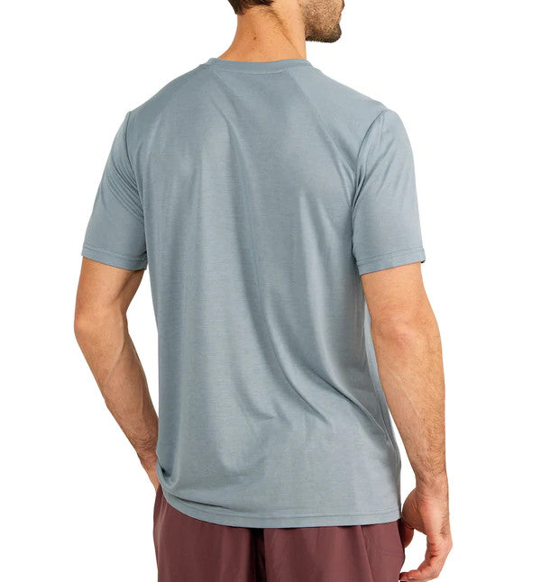 Free Fly Men's Bamboo Lightweight Tee: Slate