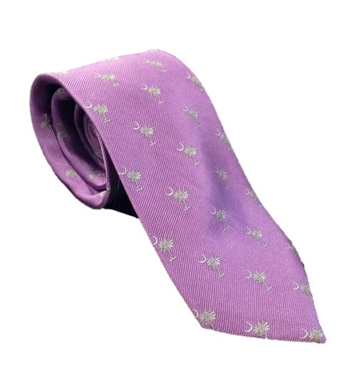 Palmetto Solid Tie - Lilac