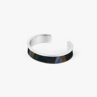 Brackish Lillian Thin Cuff Bracelet: Silver