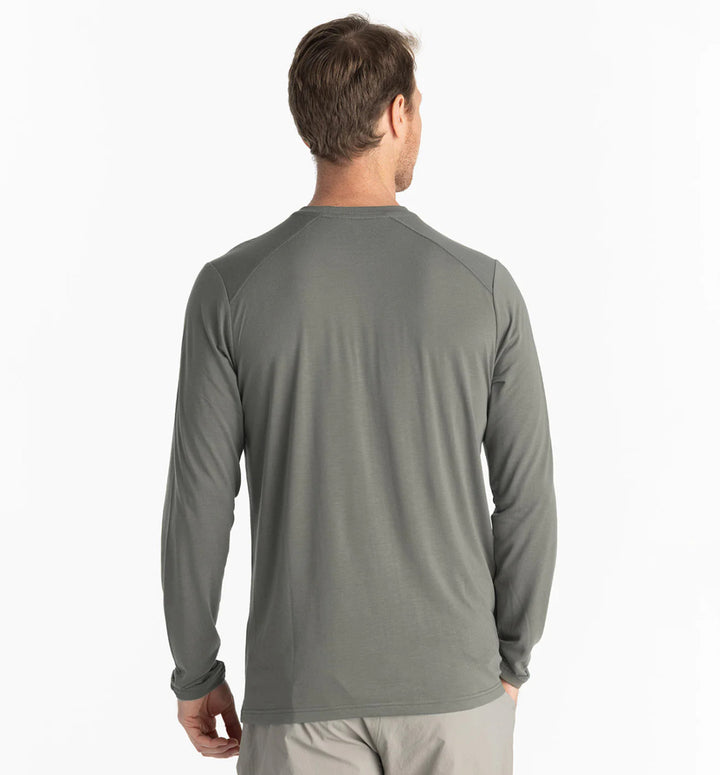 Free Fly Men's Bamboo Lightweight Long Sleeve: Fatigue