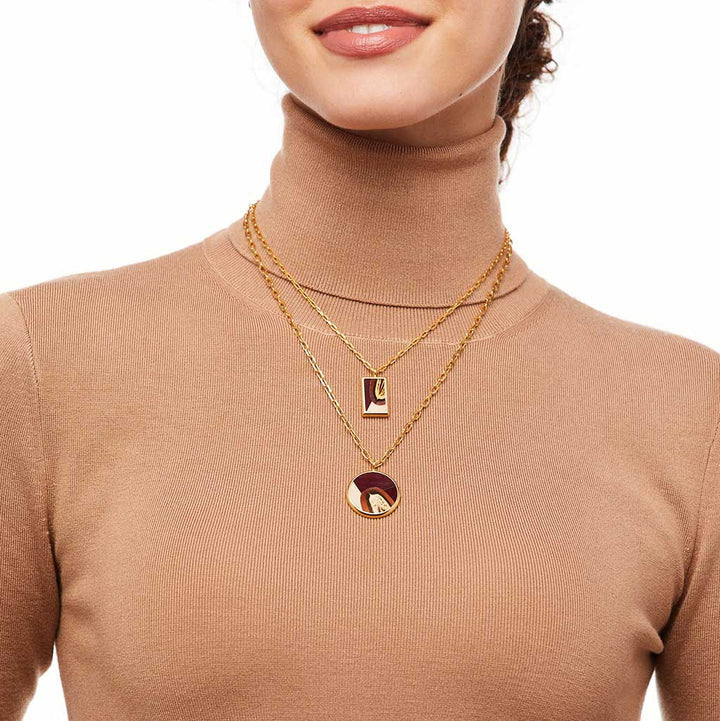 Brackish Circle Necklace: Malu