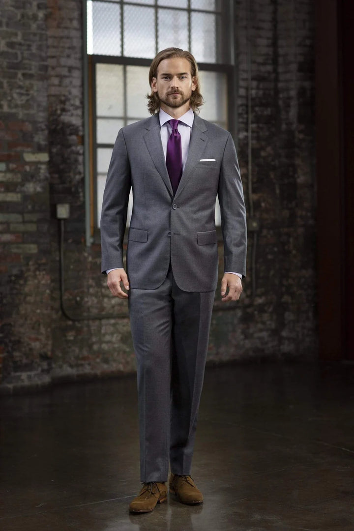 Maxdavoli by MaxMan Charcoal Solid Suit