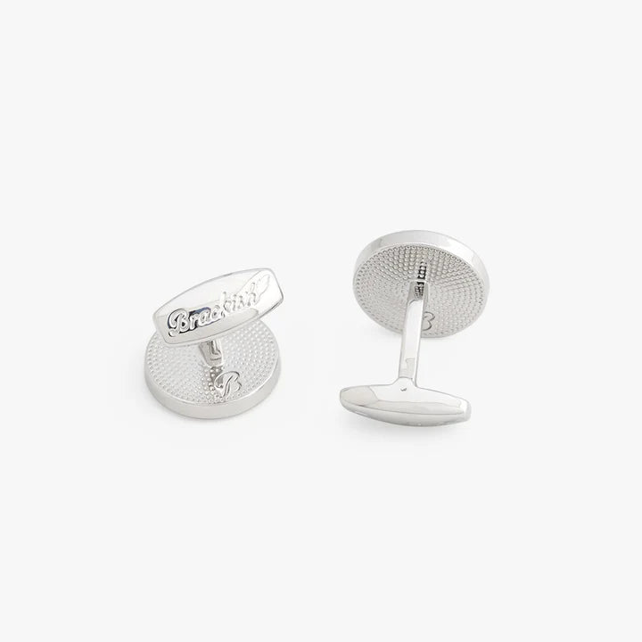 Brackish Captiva Cufflinks: Rhodium