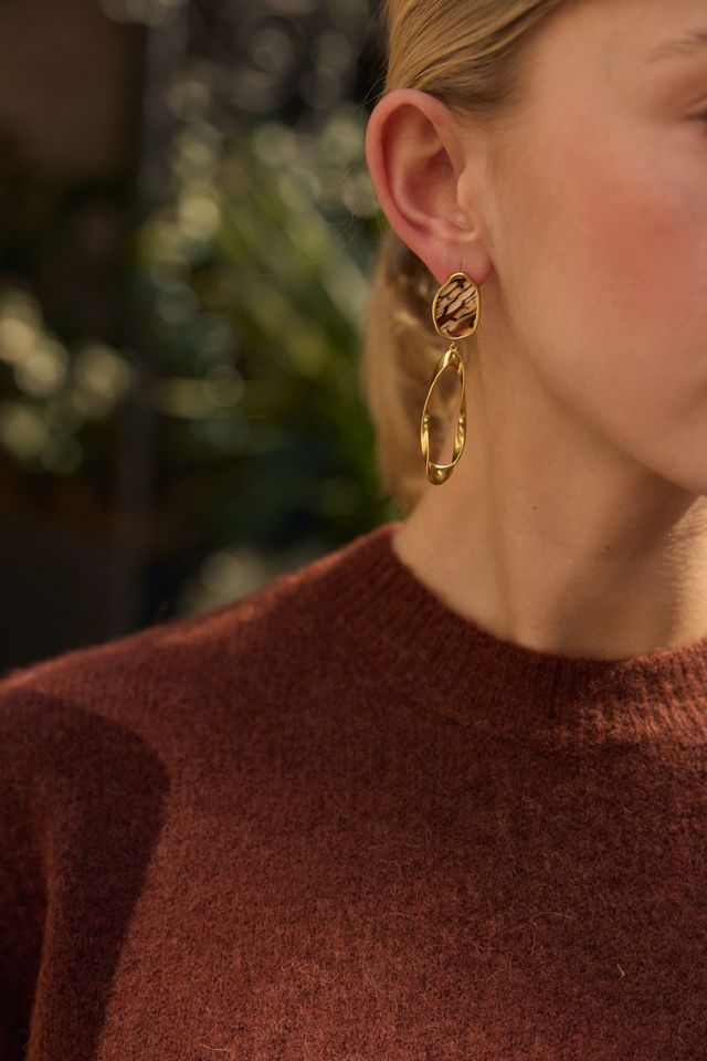 Brackish Drop Earring: Tracy