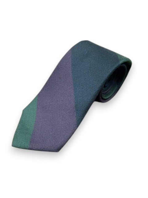 R Hanauer Midnight Jennifer Stripes Necktie