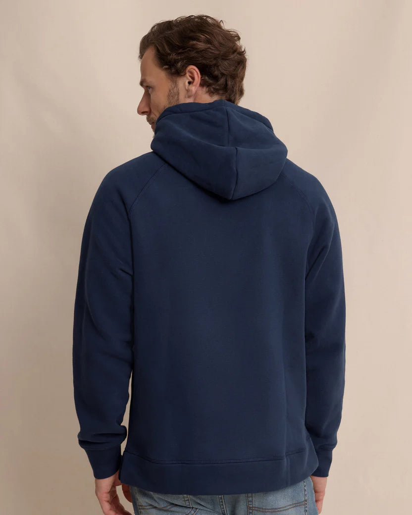 Southern Tide Millview Fleece Hoodie: Dress Blue