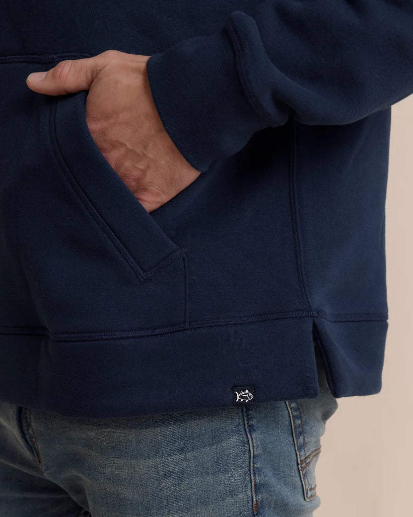 Southern Tide Millview Fleece Hoodie: Dress Blue