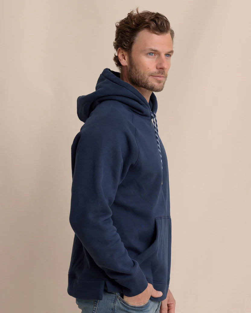 Southern Tide Millview Fleece Hoodie: Dress Blue