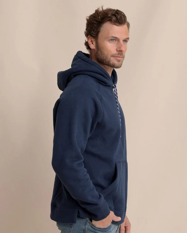 Southern Tide Millview Fleece Hoodie: Dress Blue