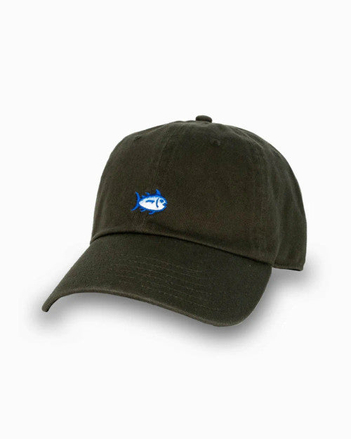 Southern Tide Mini Skipjack Leather Strap Hat: Forest