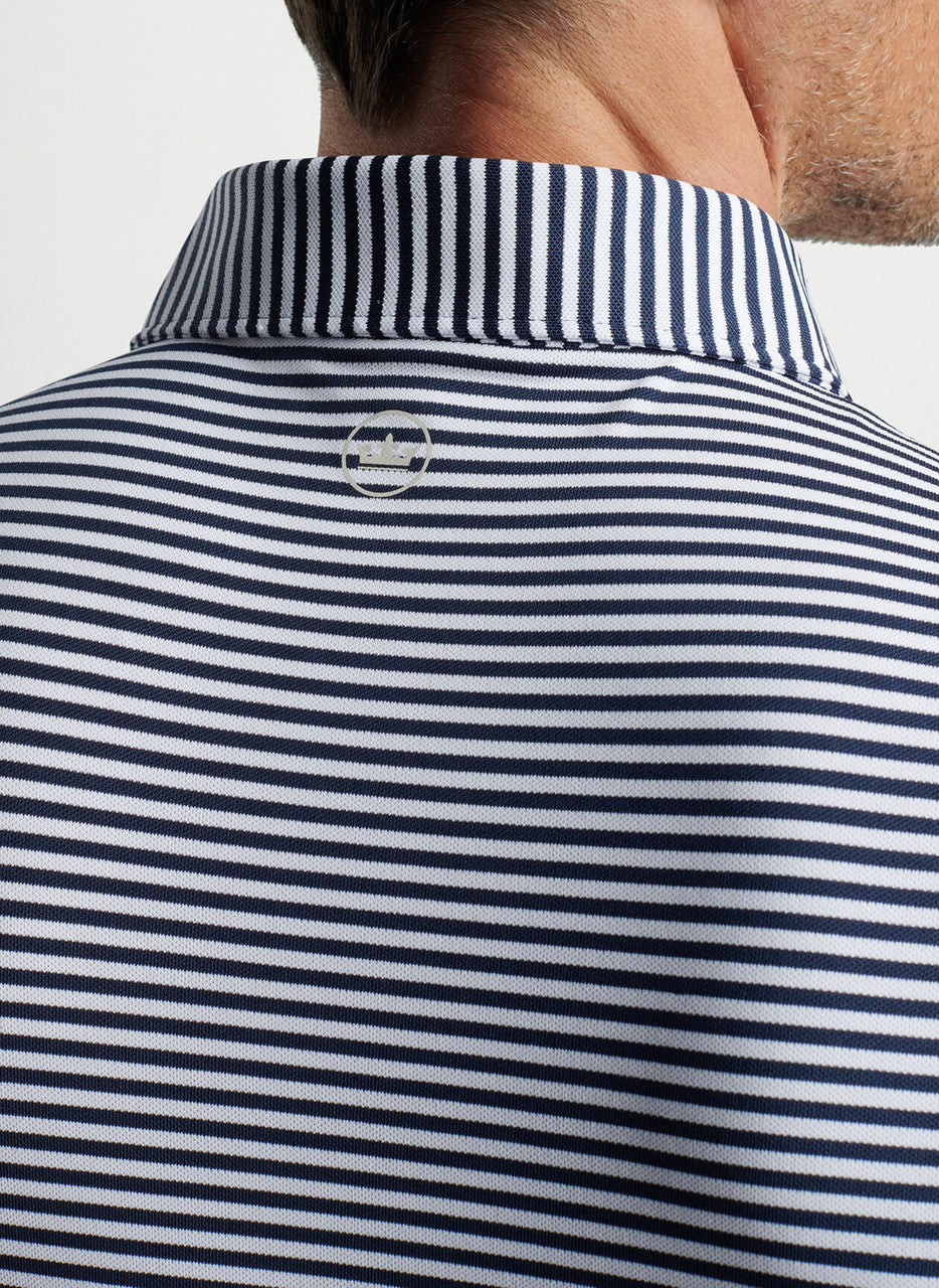 Peter Millar Mood Performance Mesh Polo: Navy