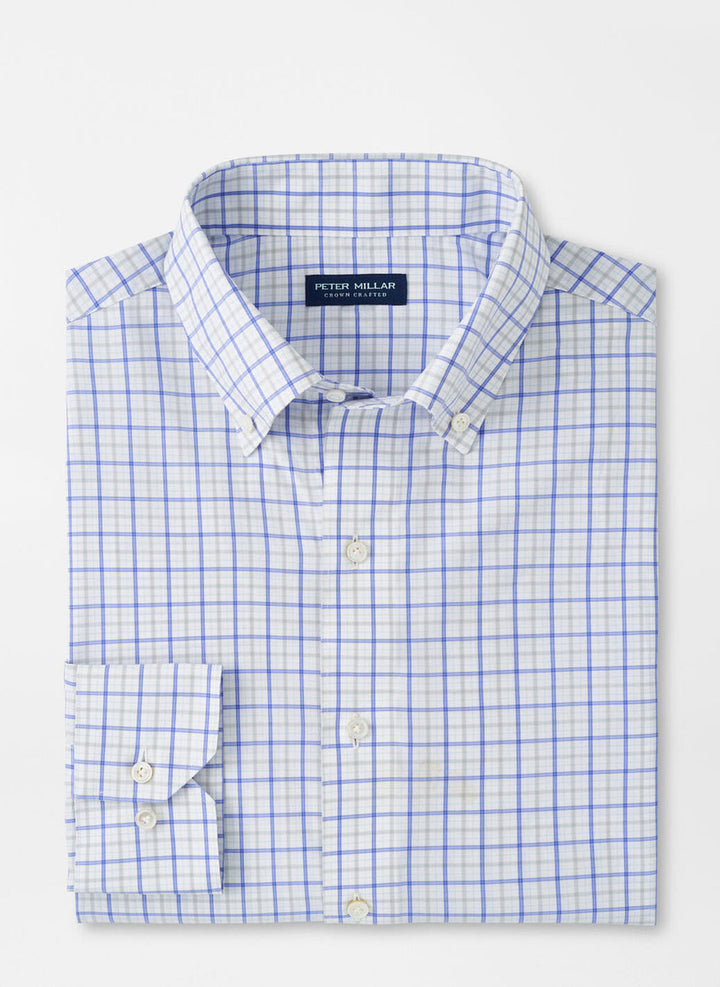 Peter Millar Crown Crafted Moors Performance Poplin Sport Shirt: Elixir