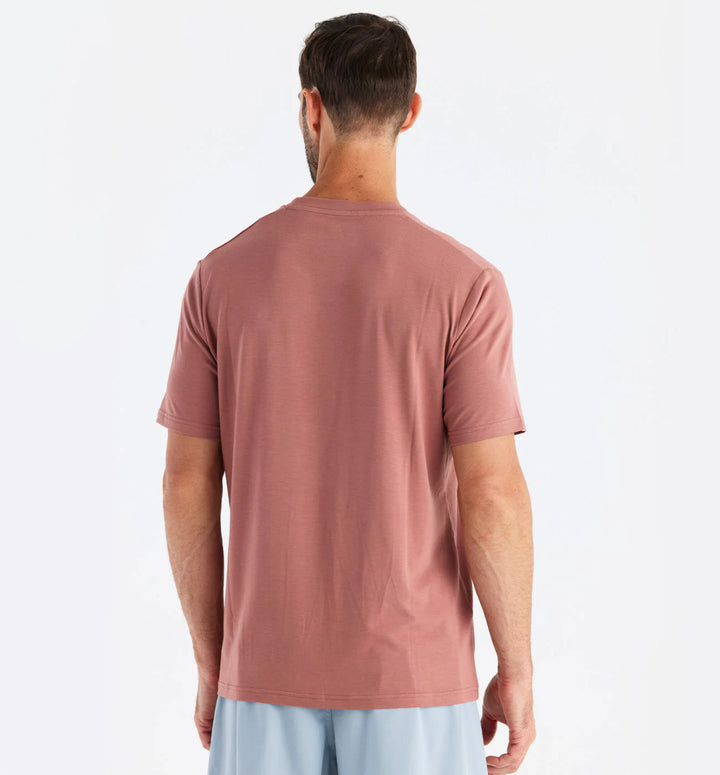 Free Fly Men's Bamboo Motion Tee: Redwood