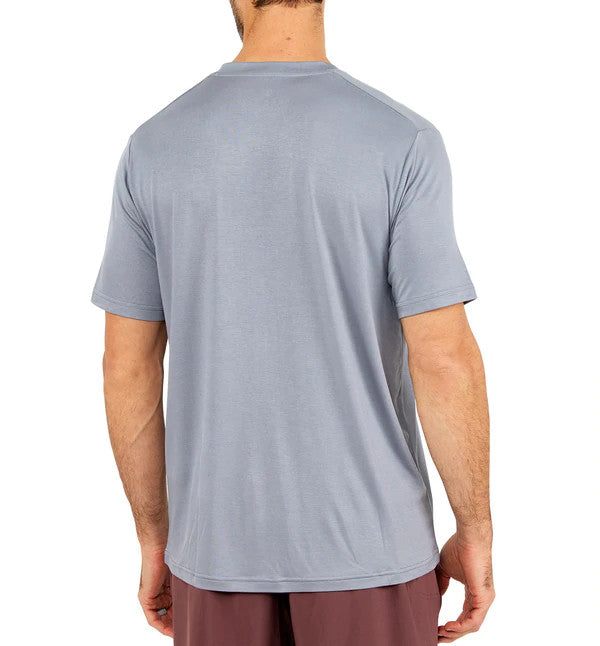 Free Fly Men's Bamboo Motion Tee: Slate