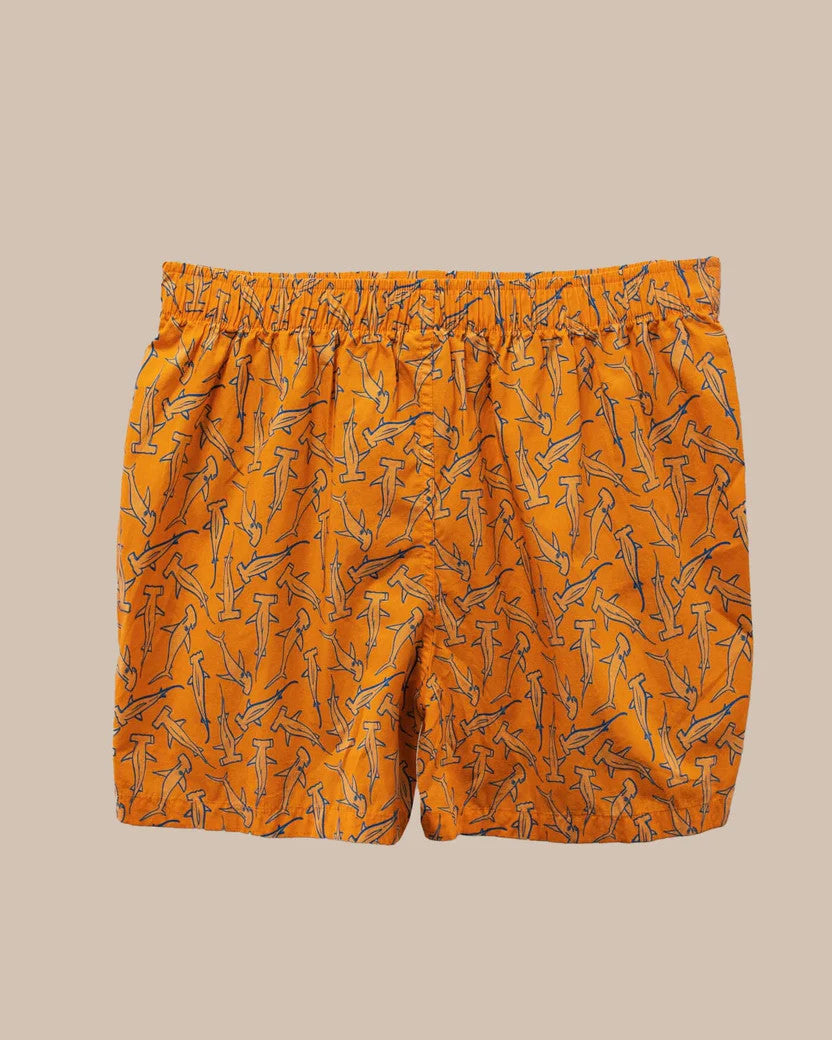 Southern Tide Nailed It Boxer: Tangerine Orange