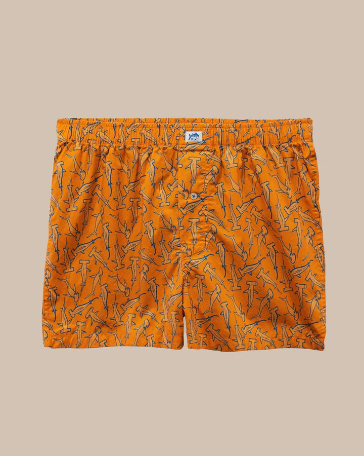 Southern Tide Nailed It Boxer: Tangerine Orange