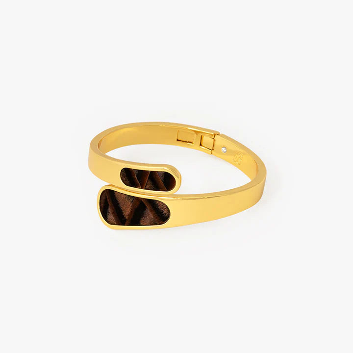 Brackish Naomi Bezel Hinge Cuff