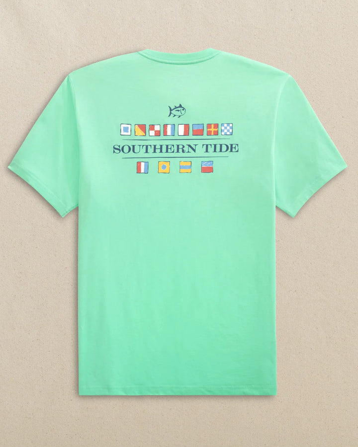 Southern Tide Nautical Flags T-Shirt: Gulf Shore