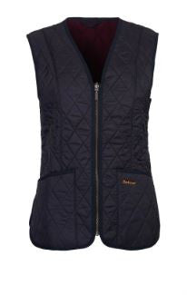 Barbour Womens Fleece Betty Liner - Navy