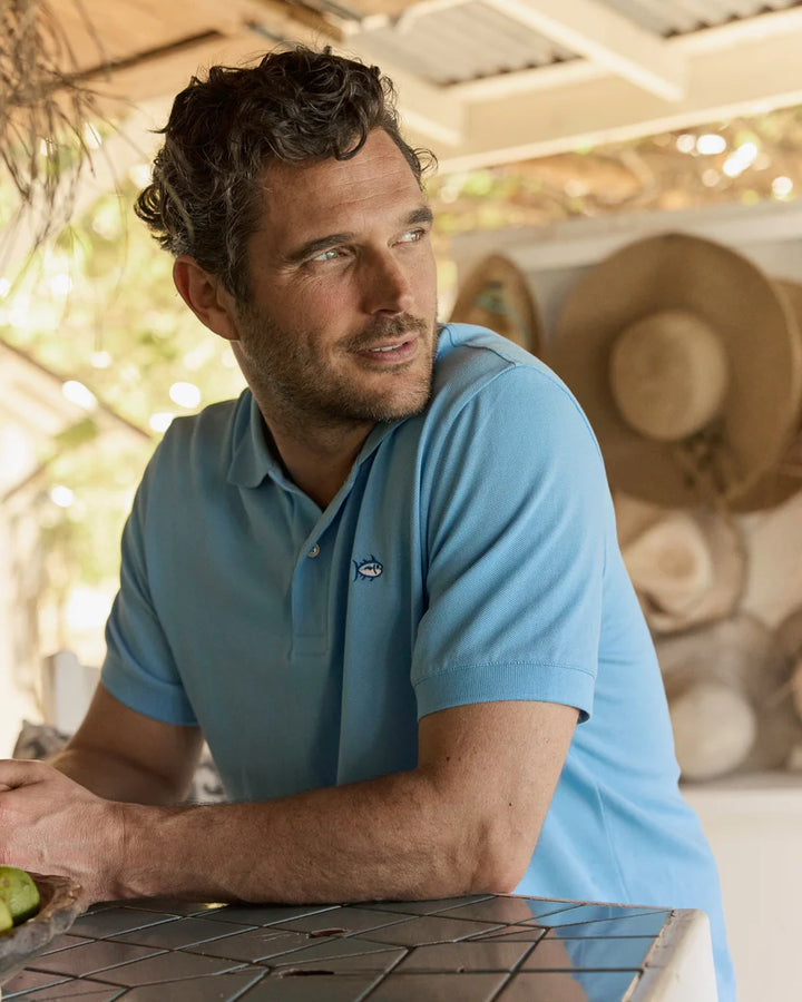 Southern Tide Skipjack Polo Shirt: Ocean Channel
