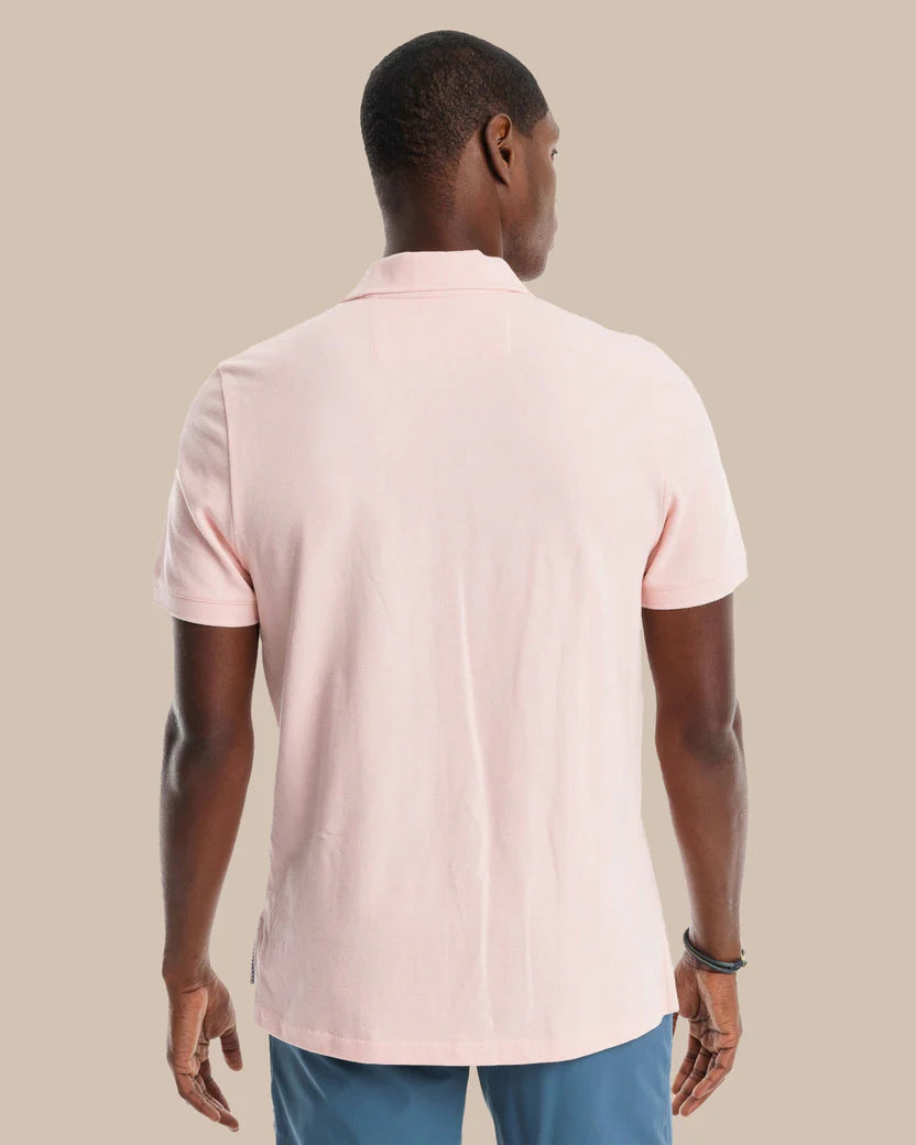 Southern Tide Skipjack Polo Shirt: Light Pink