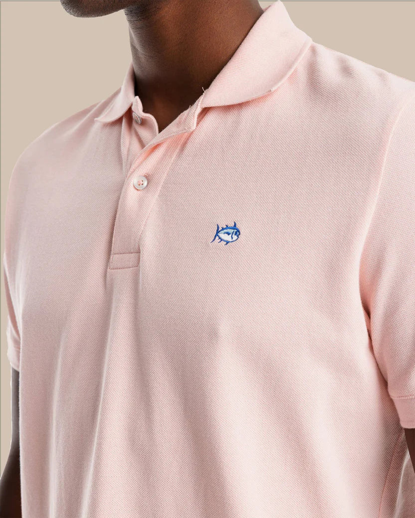 Southern Tide Skipjack Polo Shirt: Light Pink