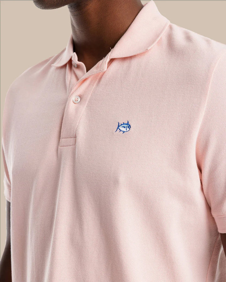 Southern Tide Skipjack Polo Shirt: Light Pink