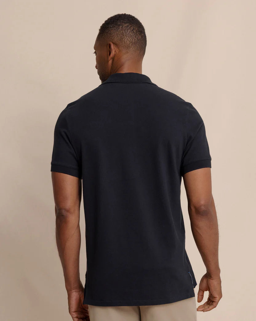 Southern Tide Skipjack Polo Shirt: Black
