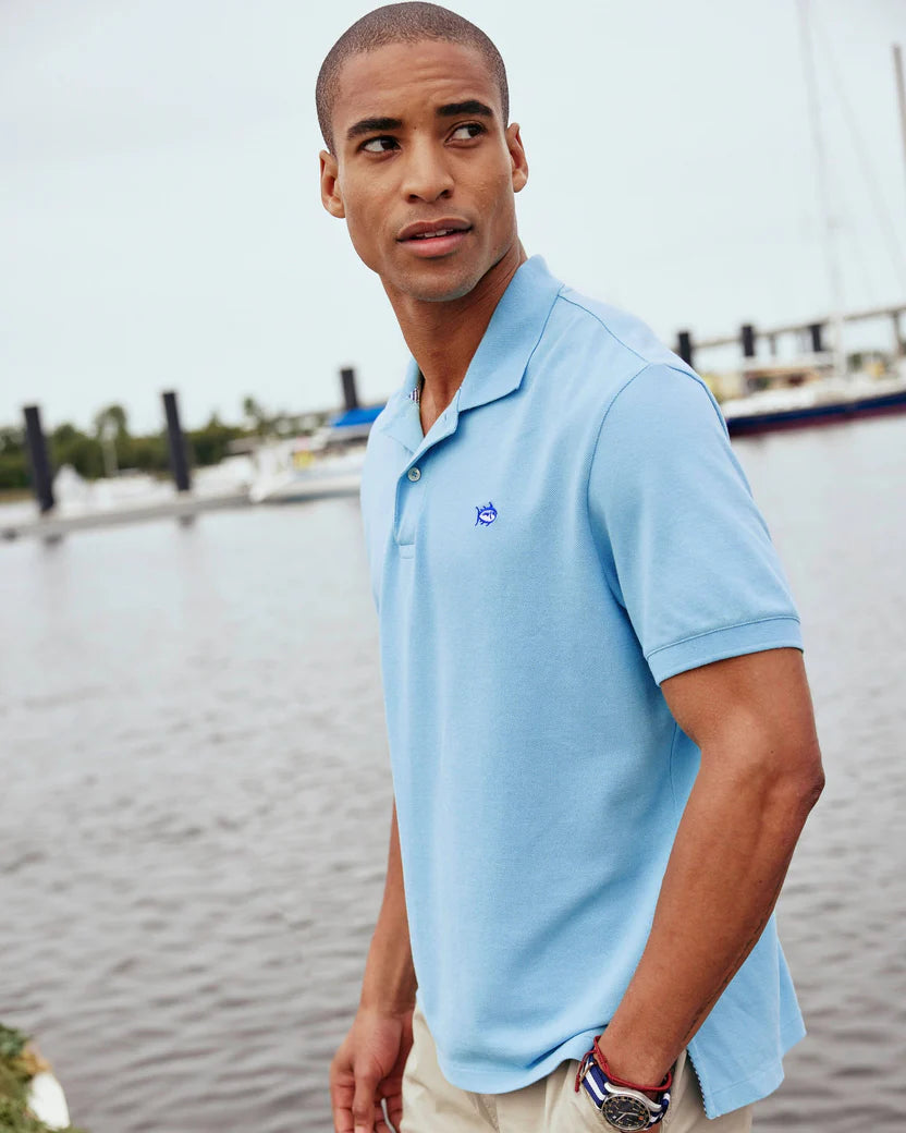 Southern Tide Skipjack Polo Shirt: Ocean Channel