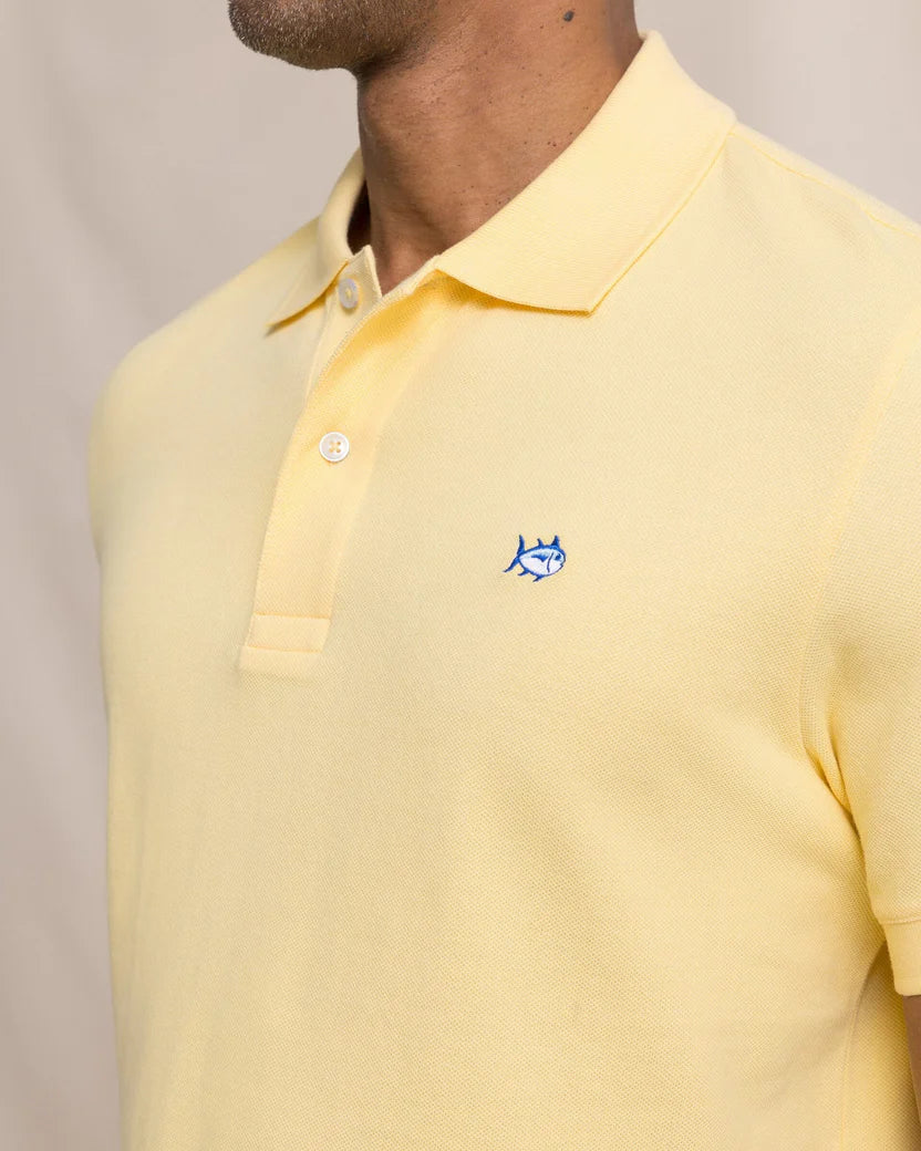 Southern Tide Skipjack Polo Shirt: Pineapple