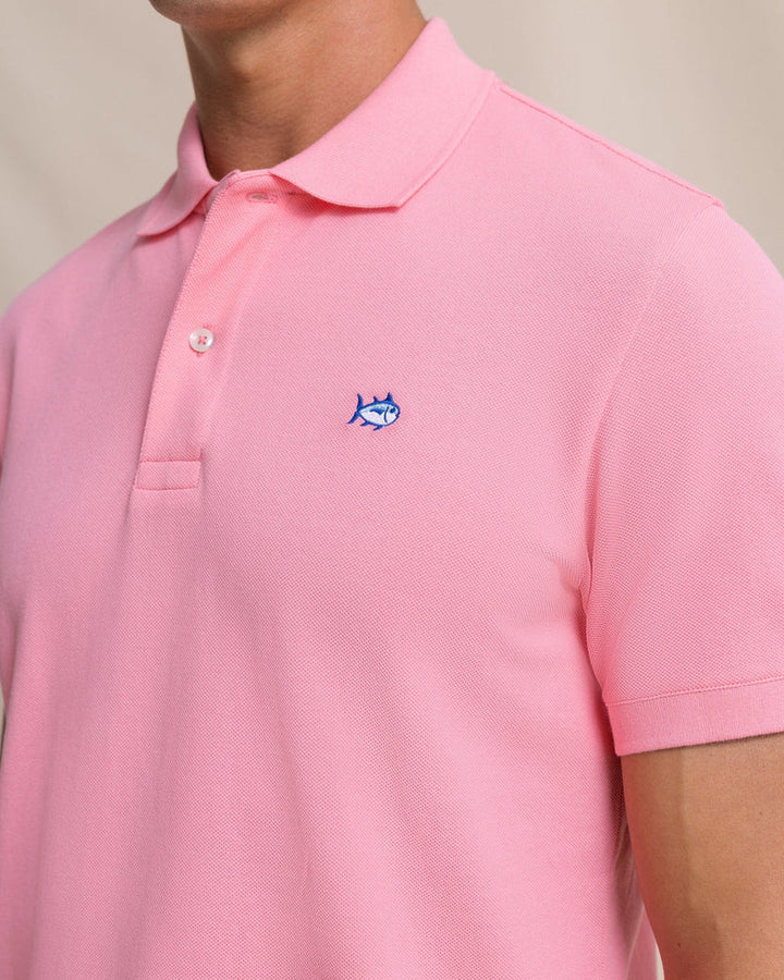 Southern Tide Skipjack Polo Shirt: Sea Pink