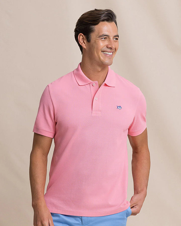Southern Tide Skipjack Polo Shirt: Sea Pink