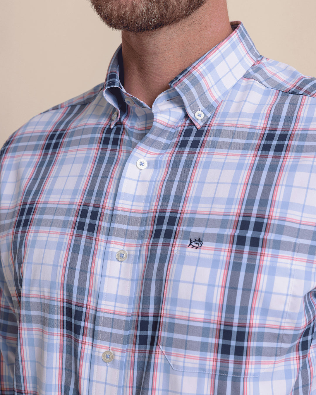 Southern Tide Intercoastal Willowbrook Plaid Sportshirt: Ocean Channel