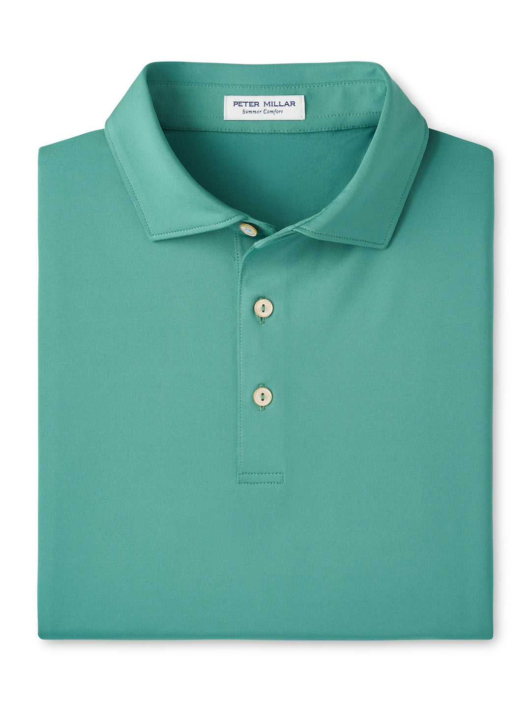 Peter Millar Solid Performance Jersey Polo: Snow Pea