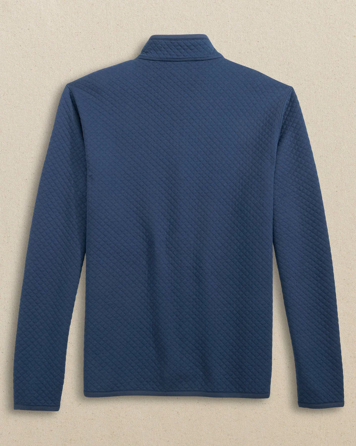 Southern Tide Oak Island Reversible Quarter Zip: Dress Blue