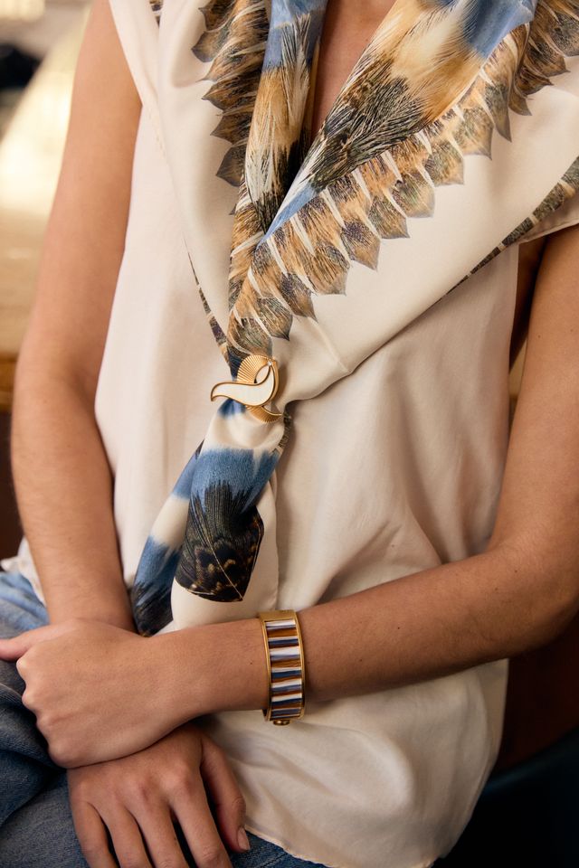 Brackish Alyssa Hinge Cuff Bracelet