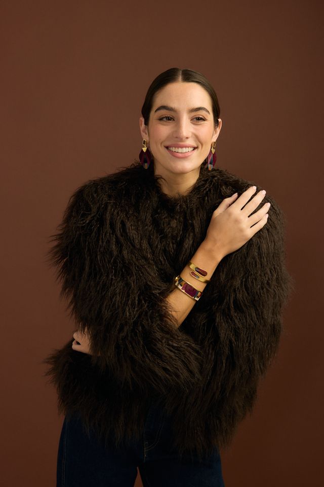 Brackish Lucy Bezel Hinge Cuff