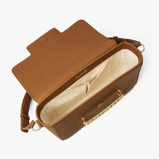 Brackish Oxford Handbag: Tan/Quail