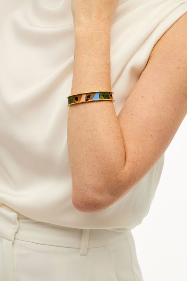 Brackish Shannon Thin Cuff: Gold