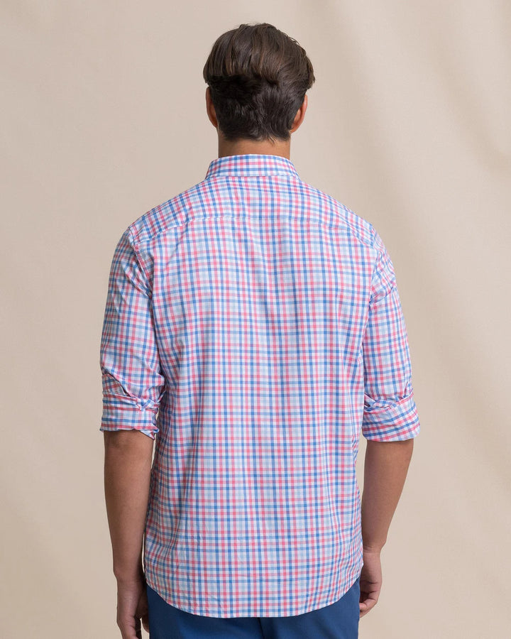 Southern Tide Palm Valley Coastal Breeze Sport Shirt: Island Pink