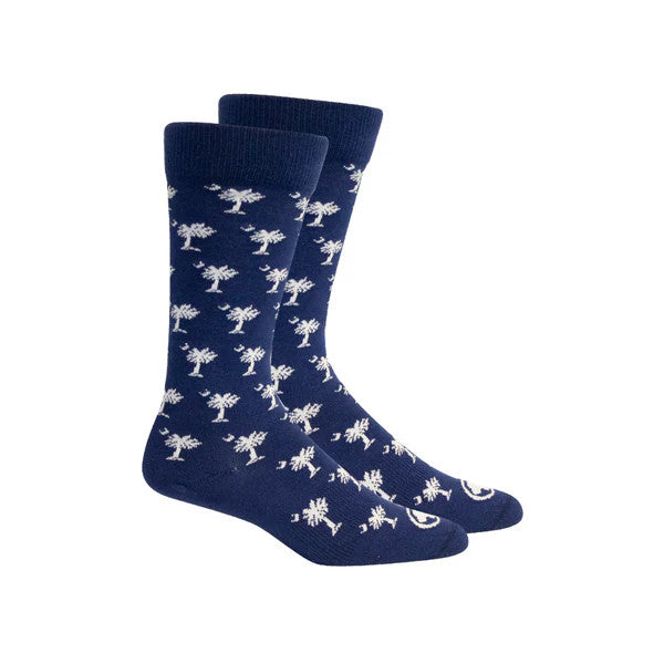 Brown Dog Hosiery Palmetto: Insignia Blue