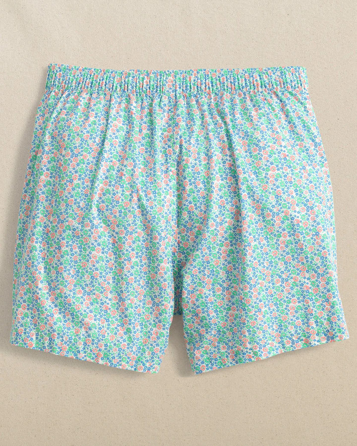 Southern Tide Petal Party Boxer: Classic White