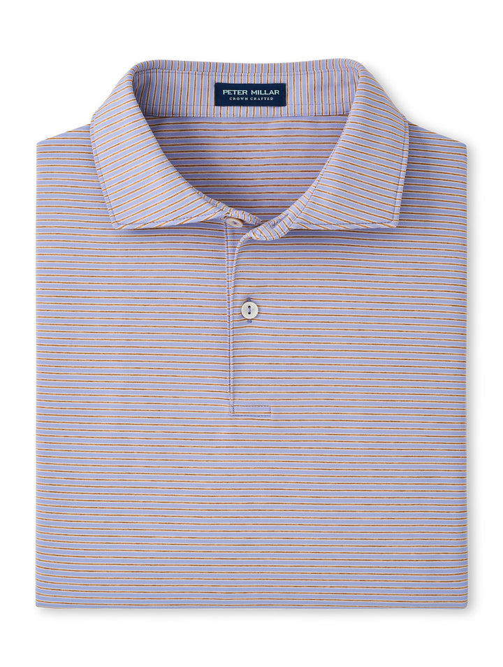 Peter Millar Crown Crafted Ambrose Performance Jersey Polo: Lavender Fog