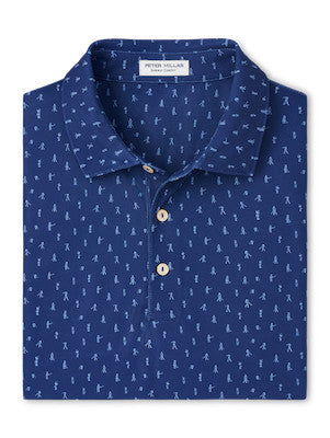 Peter Millar Fairway Par-Tee Performance Mesh Polo: Sport Navy