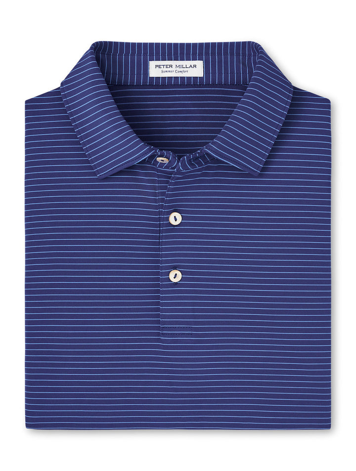 Peter Millar Hemlock Performance Jersey Polo: Sport Navy