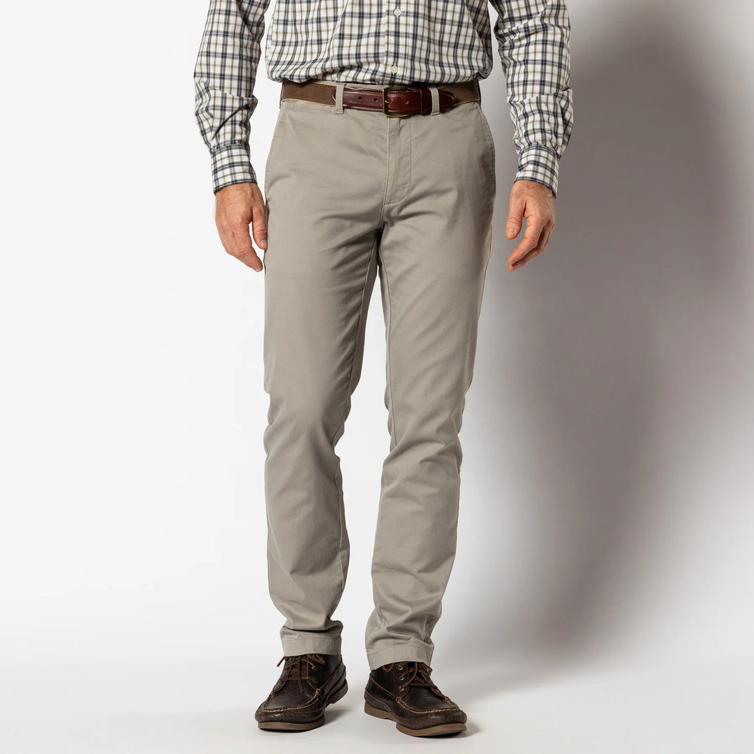 Duck Head Slim Fit Gold School Chino: Placid Grey