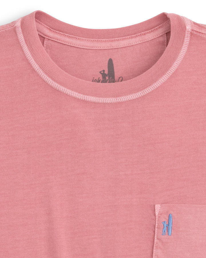 Johnnie-O Brennan Long Sleeve Cotton Blend T-Shirt: Bandana